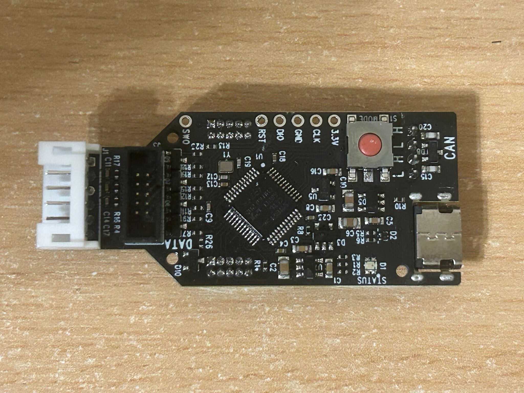 PCB1 top view